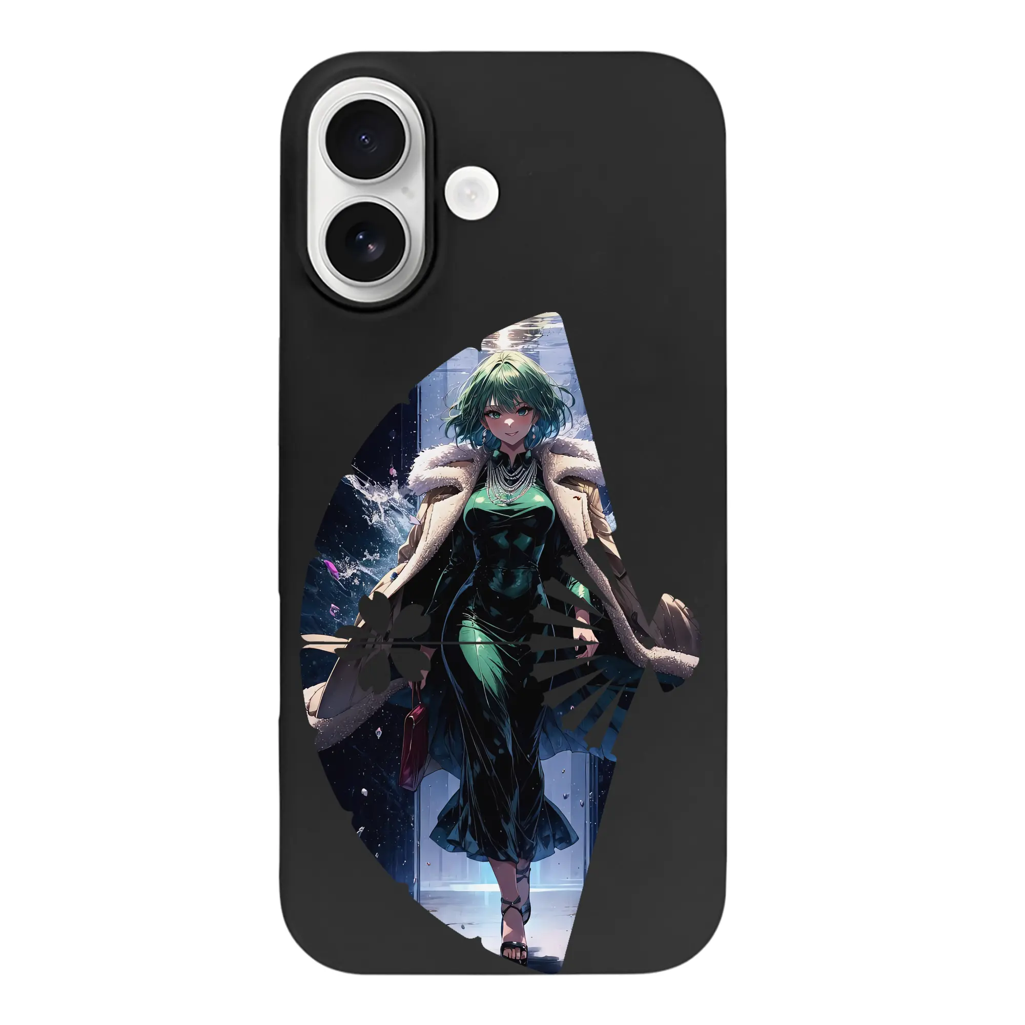 ワンパンマン グッズ 地獄のフブキ - iPhone 17 シリーズ シリコンケース 薄型 耐衝撃 指紋防止 ソフトタッチカバー 精密フィット 傷防止 保護ケース iPhone 17/17 Air/17 Pro/17 Pro Max 対応